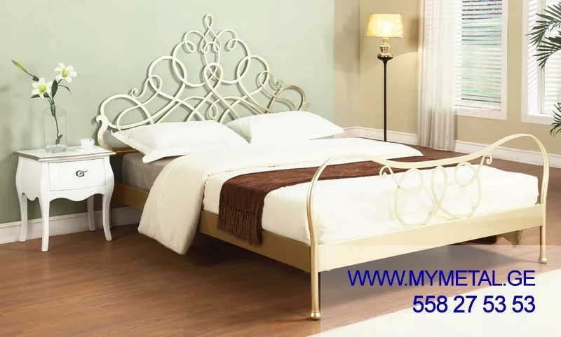 რკინის ჭედური საწოლი: #008